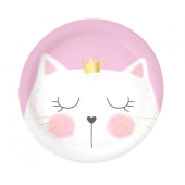 Paper plates Cat, 23 cm, 6 pcs.