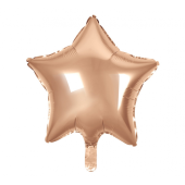 Foil balloon Star, pink-rose, 19