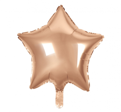 Foil balloon Star, pink-rose, 19