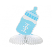 Paper centerpiece B&G Baby Boy - Bottle. light blue, 17 cm