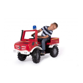 Mašīna liela ugunsdzēsēju ar pedāļiem  rollyUnimog Fire (ar gaismu) (3-8 gadiem) 038220