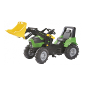 Traktors ar pedāļiem rollyFarmtrac Deutz Agrotron 7250 TTV ar noņemāmo kausu un piepūš. riteņ. 710133 ( 3 - 8 gadiem) Vācija