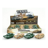 Tanks metāliskais ar skaņu un gaismu (inercija) dažādas 12 cm 518445