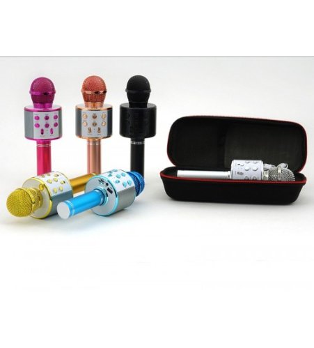 Mikrofons (Bluetooth, USB ieeja, daudzfunkcionāls, balss maiņa) dažādas 533554