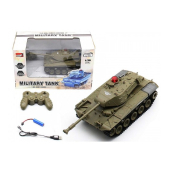 Радиоуправляемый танк (свет, звук, 4 напр.)  USB зарядка 35x20,5x18 cm 547902