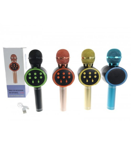 Mikrofons (Bluetooth, USB ieeja, daudzfunkcionāls, balss maiņa) dažādas 548633