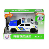 Mašīna Policijas skaņa, gaisma 18,5 cm 565791