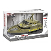 Motorlaiva Army ar baterijām, brauc, gaisma, mūzika 20 cm 566255