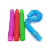 Antistresā rotaļlieta Lokamā trubiņa (4 gb.) dažādas 19 cm 573697