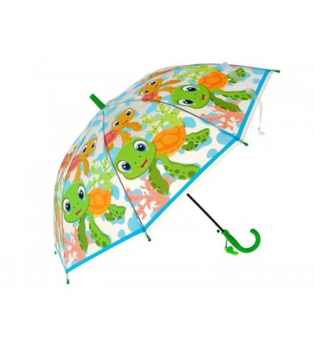 Lietussargs ar svilpi bērnu DZIVNIEKI dažādas 65 cm garums 591417