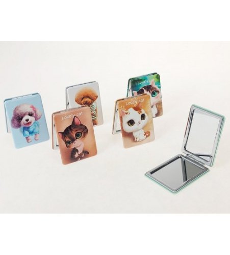 Spogulītis Kaķis vai suns 8.5 x 6 cm dažādas 591431
