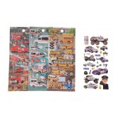 Uzlīmes komplekts Transports dažādas 22x9,5 cm 597907