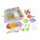 Trauku komplekts ar  žāvētāju 30x28x28 cm plastmasas 600935