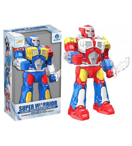 Robots ar kustībām, skaņu un gaismu (baterijas) 35 cm 611719