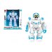 Robots ar kustībām, skaņu un gaismu (baterijas) 20 cm 612082