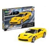 Modelis 2014 Corvette Stingray - Easy Click System 1:24 38  gb.  Revell 10+ 07449