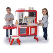 Bērnu virtuves plīts ar piederumiem Smoby Tefal Evolutionary Kitchen Gourmet ar cepeškrāsni augstums 134 cm 312302