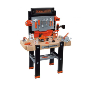 Darba galds Smoby BLACK+DECKER ar 75 aksesuāriem 79 cm 360702