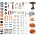 Darba galds Smoby BLACK+DECKER ar 75 aksesuāriem 79 cm 360702