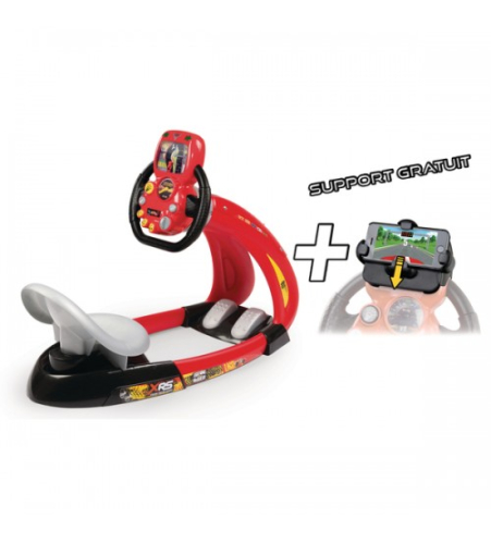 Авто симулятор Smoby XRS Водитель + держатель 370215