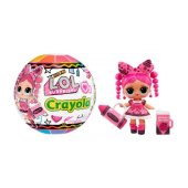 L.O.L. Lelle Crayola 10 cm dažādas (bumbā) 505259