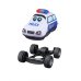 Pirmais mīkstais Policijas auto ar inerci BB JUNIOR 890533