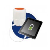 Bluetooth nakts gaismas skaļrunis (USB, saules baterijas) + ārējs akumulators  Buki 8+ BN018