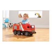 Liela ugunsdzēsēju mašīna LENA MAXI ar ūdens pumpi, 64cm, slodze 100kg (kastē)  L02058 