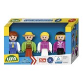 Cilvēciņu komplekts (autobusa šoferis, lauksaimnieks, meitene, jātniece) Truxx 4 gb kastē Čehija L04491