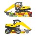 Ekskavātors ar cilvēciņu Truxx2 27 cm (ar gum. riteņiem, kastē) L04531