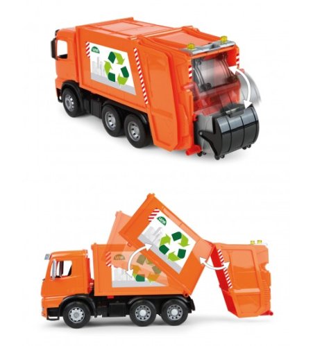 Мусорная машина Worxx  Mercedes Arocs 52 cm L04614 в коробке Lena Чехия 