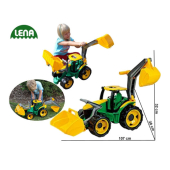 Traktors LENA MAXI ar kausu un iekrāvēju  107 cm L02080 (kastē)