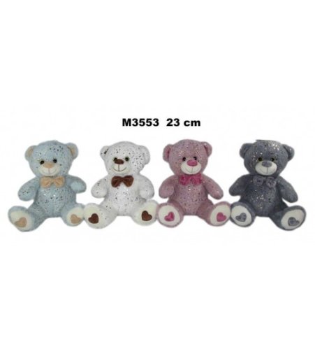 Plīša lācis 23 cm (M3553) dažādas 157720