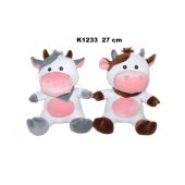 Plīša govs 27 cm dažādas (K1233) 163820