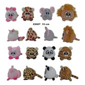 Plīša dzīvnieks Zoo 15 cm (Z2607) dažādas 168405