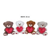 Plīša lacis 25 cm (M3810) ar sirdi LOVE dažādas 170255