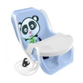 Bērnu šūpolītes Panda ar galdiņu 39x33,5x33,5 cm maks. 25 kg 12606