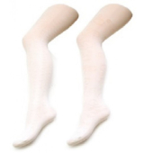 104-110 cm zeķubikses baltas ažūra kokvilna meitenēm RA-15-104-110