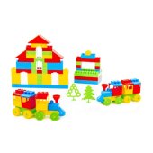 Konstruktors "Builder" (Maxi, 253 elementi) (maisā) 30x21x44 cm PL0552