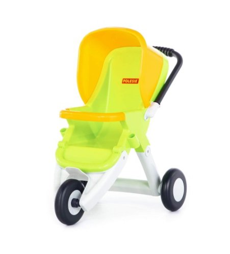 Ratiņi lellēm "Anita" 3 riteņi (zaļi) PL95213