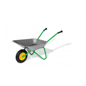 Ķerra metāla ar gumijas pneimatiskajām riepām rollyMetallschubkarre no 2.5 gadiem 80x30x41 cm 271757 Itālija