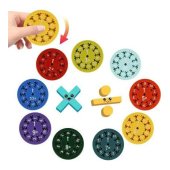 Izglītojoša rotaļlieta (reizinašana/dalīšana) Math Fidget Spinner, 9gab. R144242