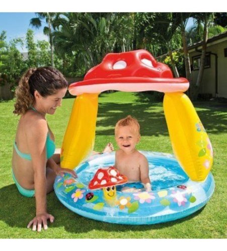 Baseins bērniem piepūšamais ar piepušāmo dibeni Mušmire 45 lit. 102х89 cm 57114