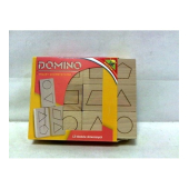 Koka domino Ģeometriskas figūras FB002292