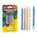 Sveces komplekts 10 gabali MAGIC PARTY RE-LIGHTING CANDLES FB207470