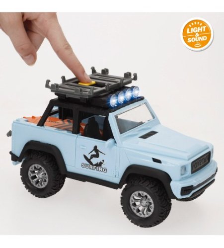 Машинка Джип Surfing (свет, звук, инерция) 21 см CB39052