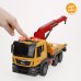 Автокран с машиной (свет, звук, инерция) 33 cm CB39058