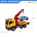 Автокран с машиной (свет, звук, инерция) 33 cm CB39058