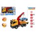 Автокран с машиной (свет, звук, инерция) 33 cm CB39058