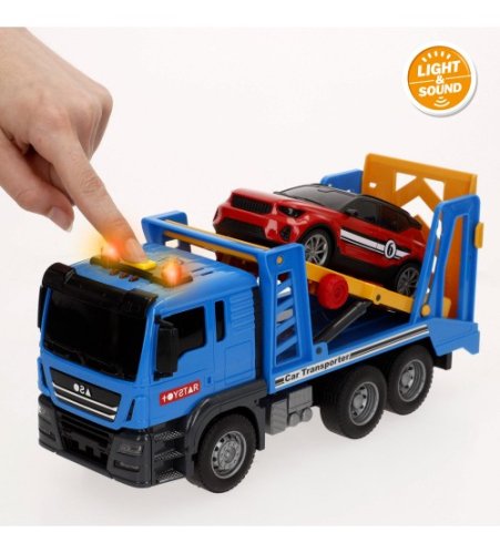 Автоэвакуатор с машиной (свет, звук) 26 cm CB39062